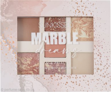 Sunkissed Marble Dreams Face Palette: Effortless Makeup Magic