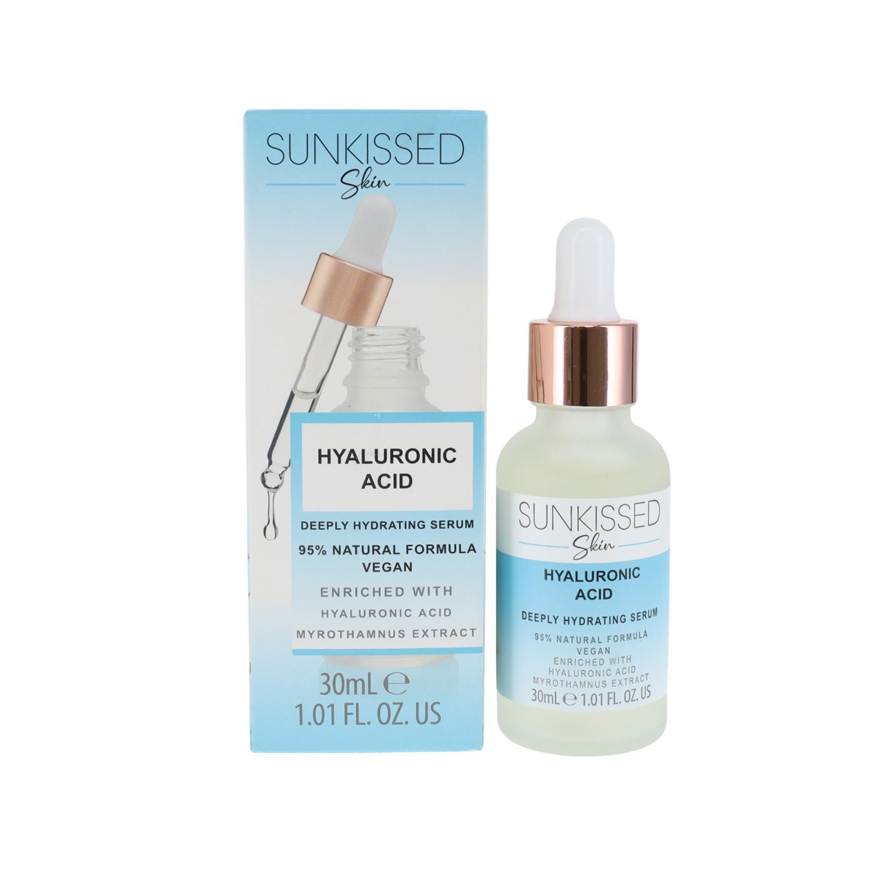 Transform Dry Skin with Sunkissed Skin Hyaluronic Serum