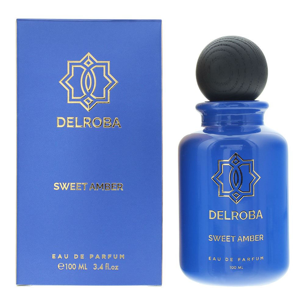 Delroba Sweet Amber For Men Eau de Parfum 100ml - Eau De Parfum at MyBeautyBoutique by Delroba