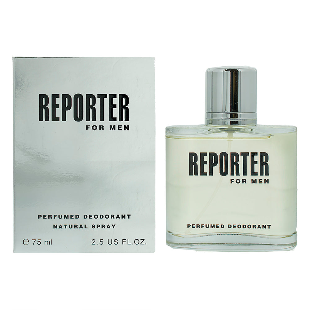 Oleg Cassini Reporter For Men Deodorant Spray 75ml - Beauty at MyBeautyBoutique by OLEG CASSINI