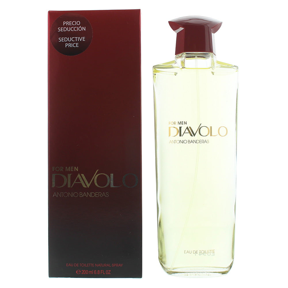 A.Banderas Diavolo For Men Edt 200ml - Eau De Toilette at MyBeautyBoutique by Antonio Banderas