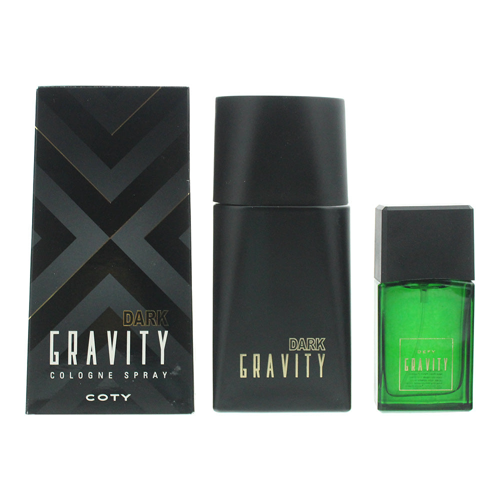 Gravity 2 Piece Gift Set Dark Gravity Cologne Defy Gravity Cologne 30ml