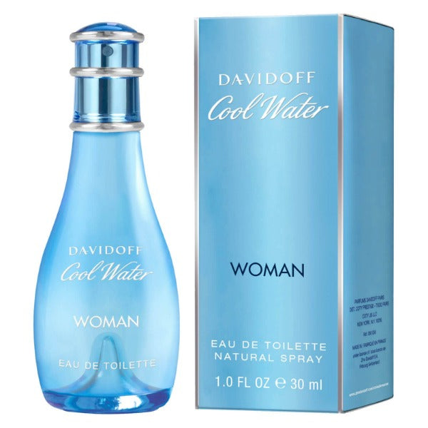 Davidoff Cool Water Woman Eau de Toilette 30ml - Perfume & Cologne at MyBeautyBoutique by Davidoff