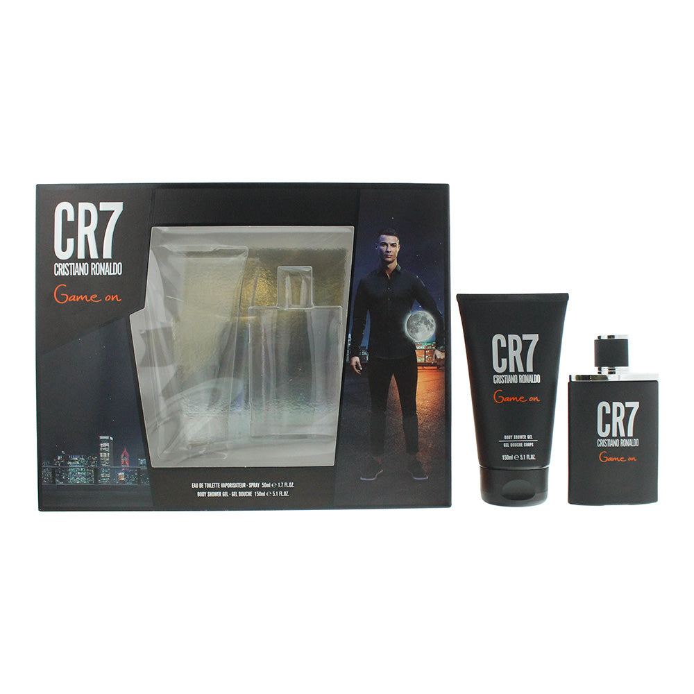 Cristiano Ronaldo Cr7 Game On 2 Pcs: Eau De Toilette 50ml+Shower Gel 150ml - Eau de Toilette at MyBeautyBoutique by Cristiano Ronaldo