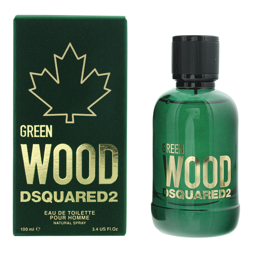 DSQUARED2 Green Wood Eau de Toilette 100ml Spray - Eau de Toilette at MyBeautyBoutique by DSQUARED2
