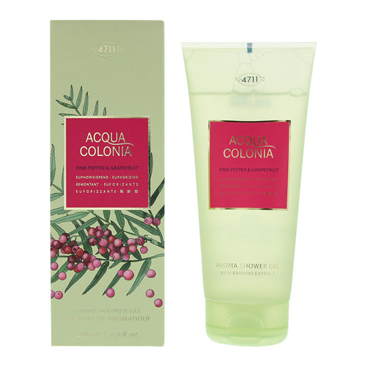 Mäurer & Wirtz 4711 Acqua Colonia Pink Pepper & Grapefruit Shower Gel 200ml