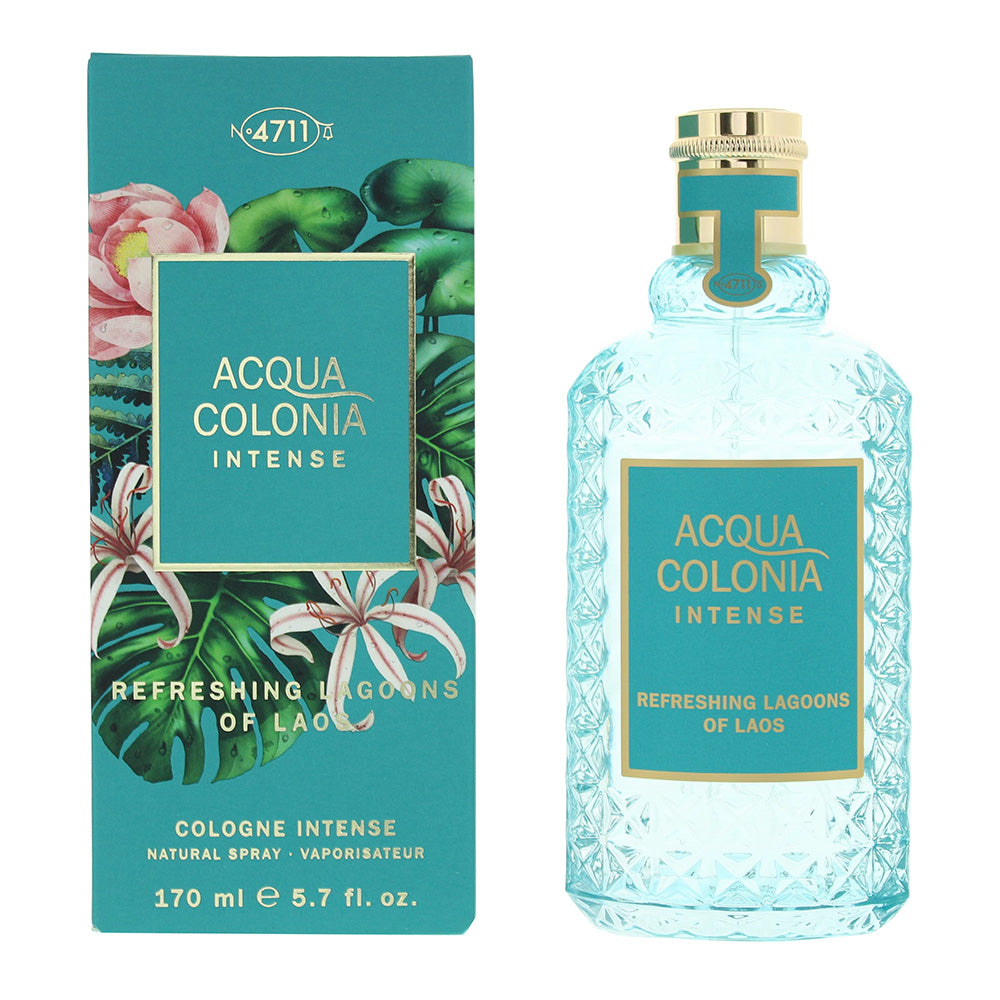 Mäurer & Wirtz 4711 Acqua Colonia Intense Refreshing Lagoons of Laos Eau de Cologne 170ml Spray - Eau de Cologne at MyBeautyBoutique by Mäurer & Wirtz