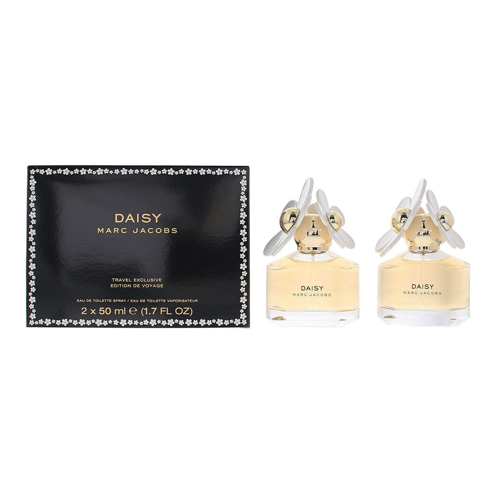 Marc Jacobs Daisy 2 Piece Gift Set: Eau De Toilette 2 X 50ml - Fragrances at MyBeautyBoutique by Marc Jacobs
