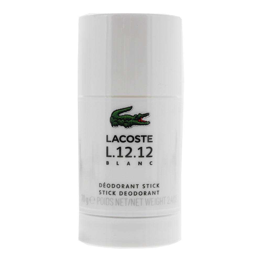 Lacoste Eau De Lacoste L.12.12 Pour Lui Blanc Deodorant Stick 70g - Deodorants & Anti-Perspirants at MyBeautyBoutique by Lacoste