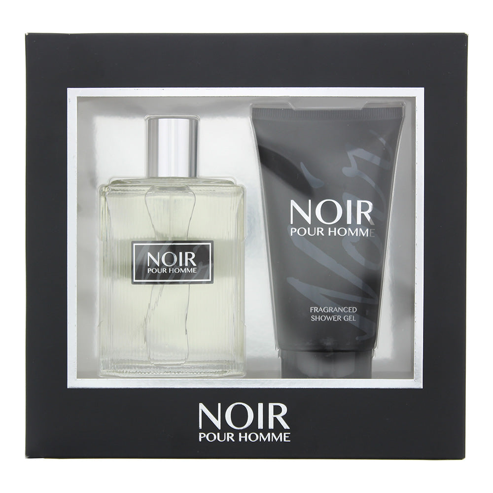 Prism Noir Pour Homme 2 Piece Gift Set: Eau De Toilette 100ml - Shower Gel 150ml - Men at MyBeautyBoutique by Prism