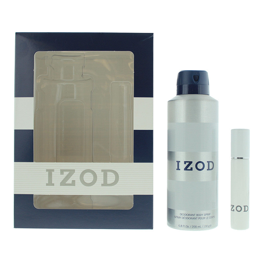 Izod White Gift Set 15ml EDT + 200ml Body Spray - Perfume & Cologne at MyBeautyBoutique by Izod