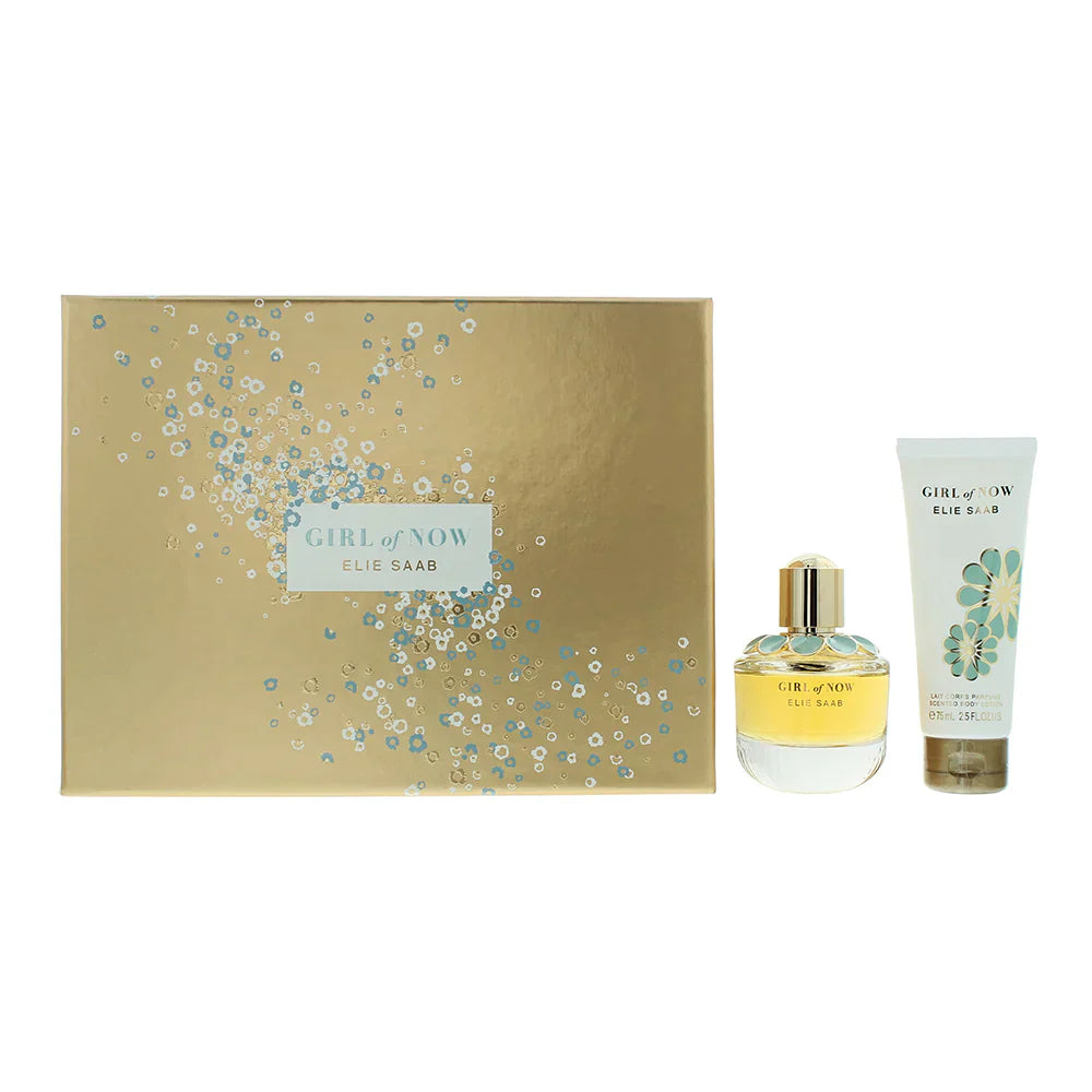 Girl Of Now Elie Saab 2 Piece Gift Set: Eau De Parfum 50ml - Body Lotion 75ml - Gift Set at MyBeautyBoutique by Elie Saab