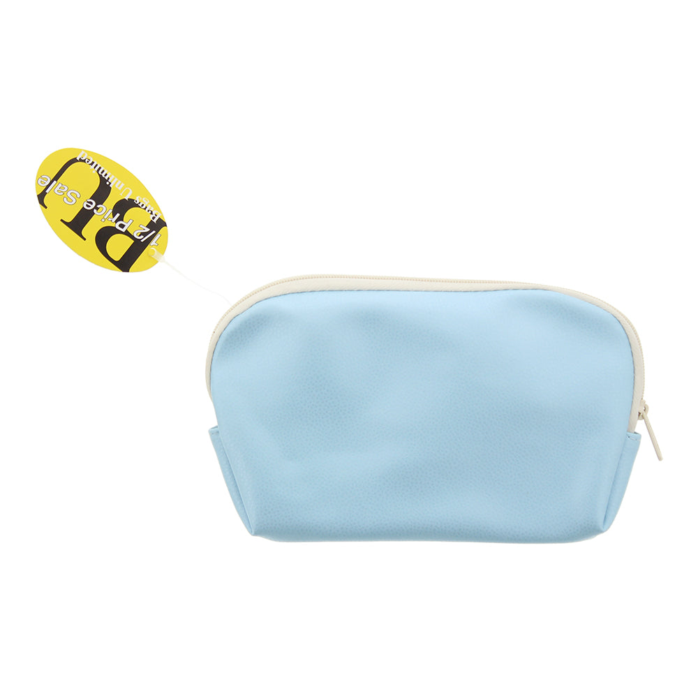 Shimmer Blue Zip Small Pouch