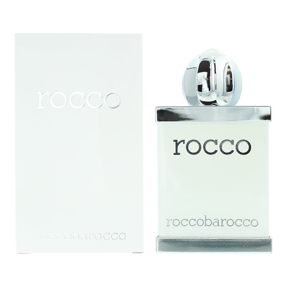 Rocco Barroco White For Men Eau De Toilette 100ml - Eau De Toilette at MyBeautyBoutique by Roccobarocco