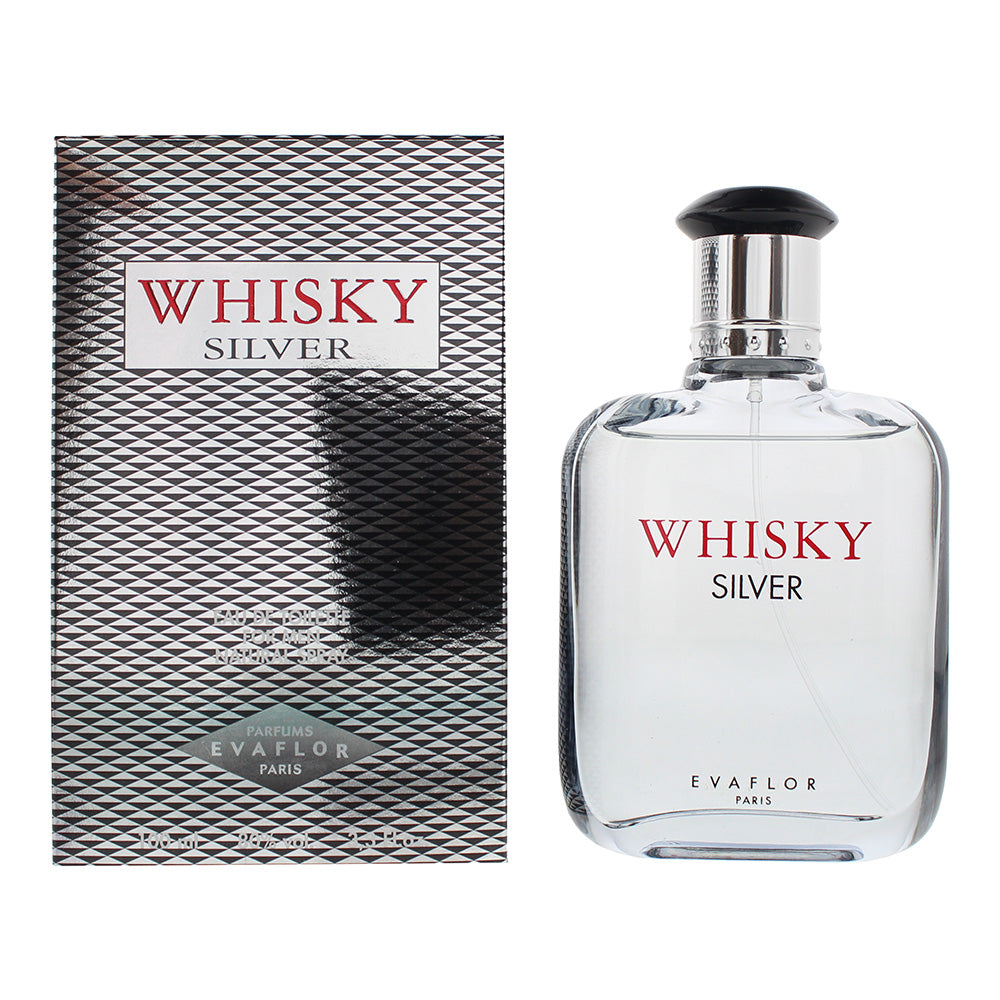Evaflor Whisky Silver Eau De Toilette 100ml - Eau de Toilette at MyBeautyBoutique by Whisky