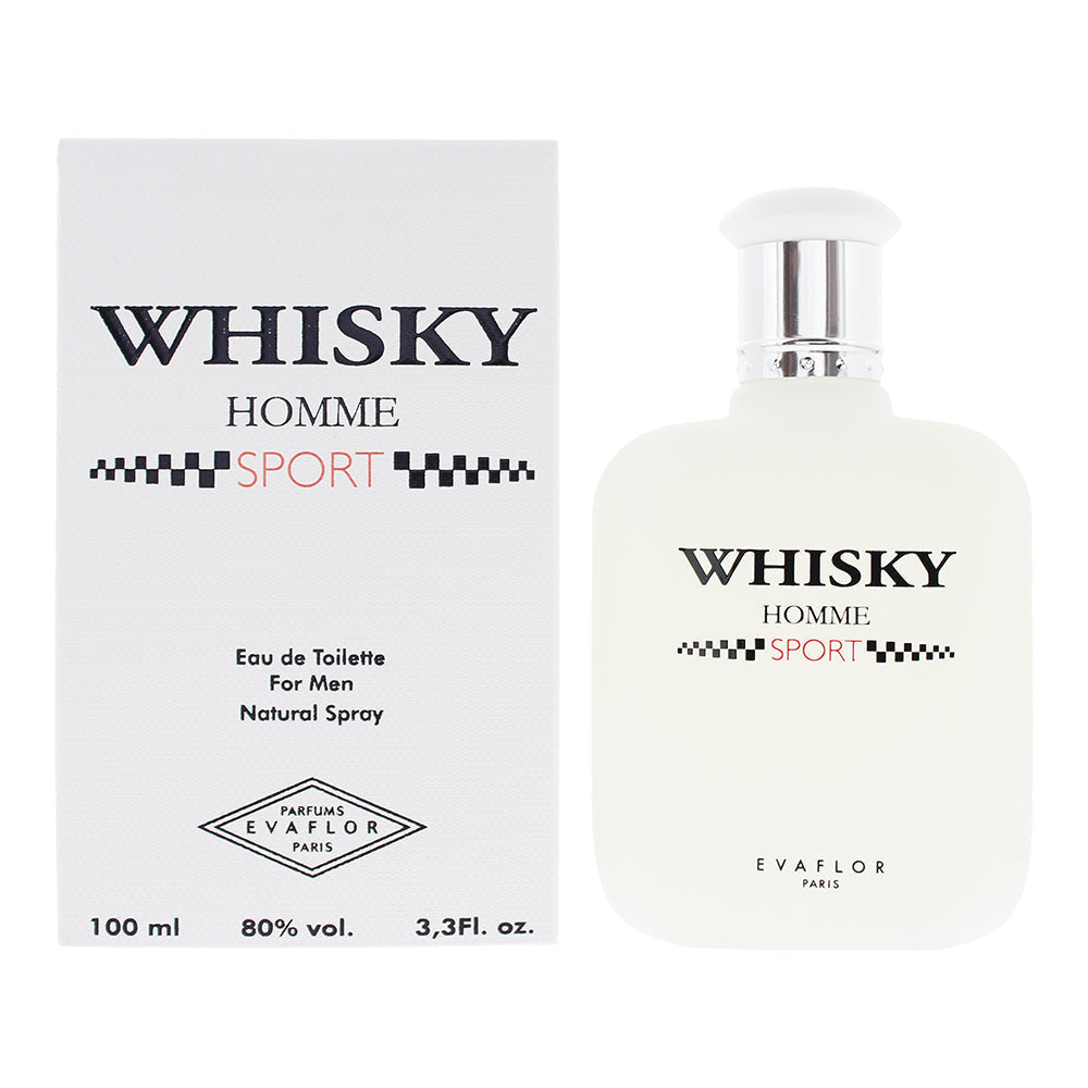 Evaflor Whisky Homme Sport Eau De Toilette 100ml - Eau de Toilette at MyBeautyBoutique by Whisky