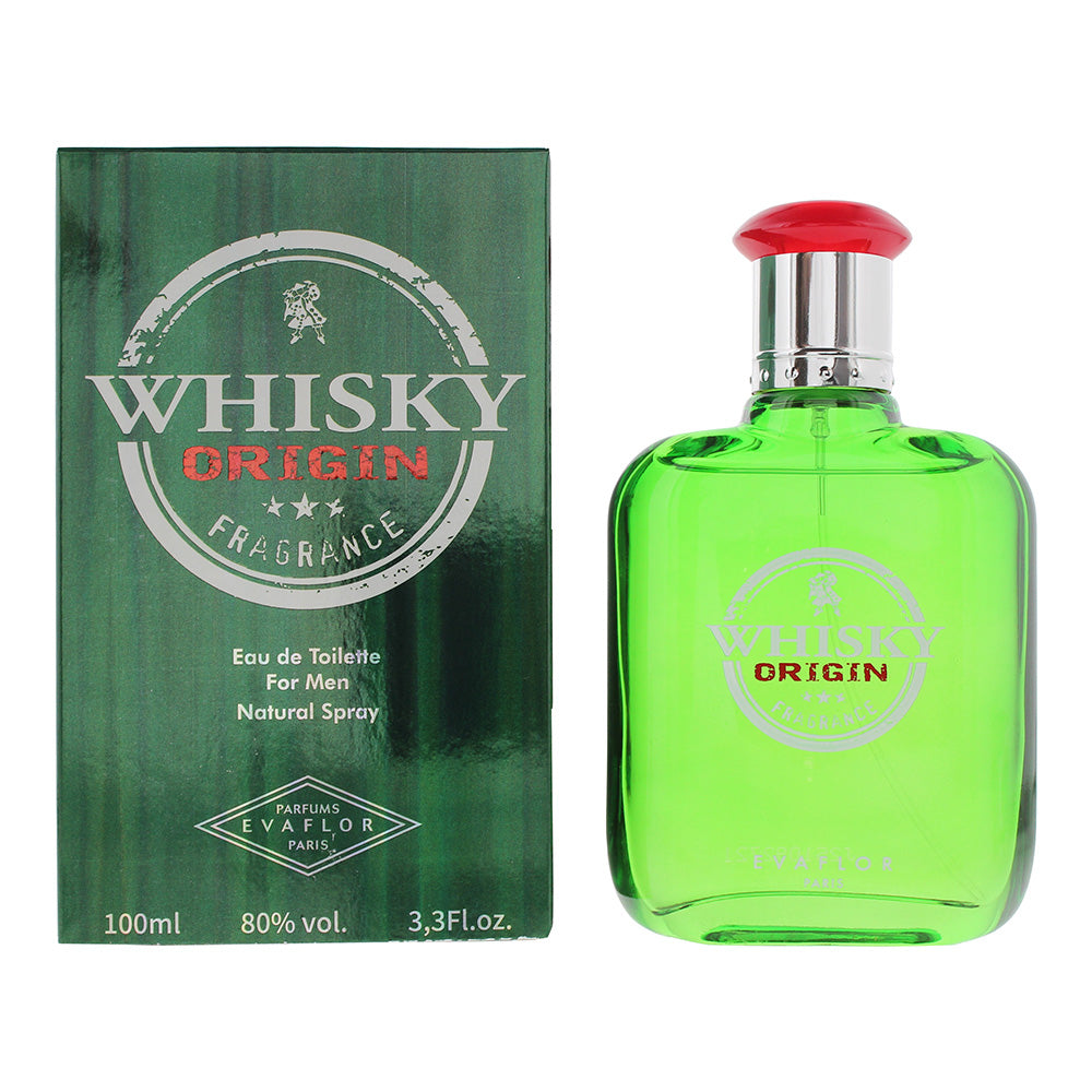 Evaflor Whisky Origin Eau De Toilette 100ml - Eau de Toilette at MyBeautyBoutique by Whisky