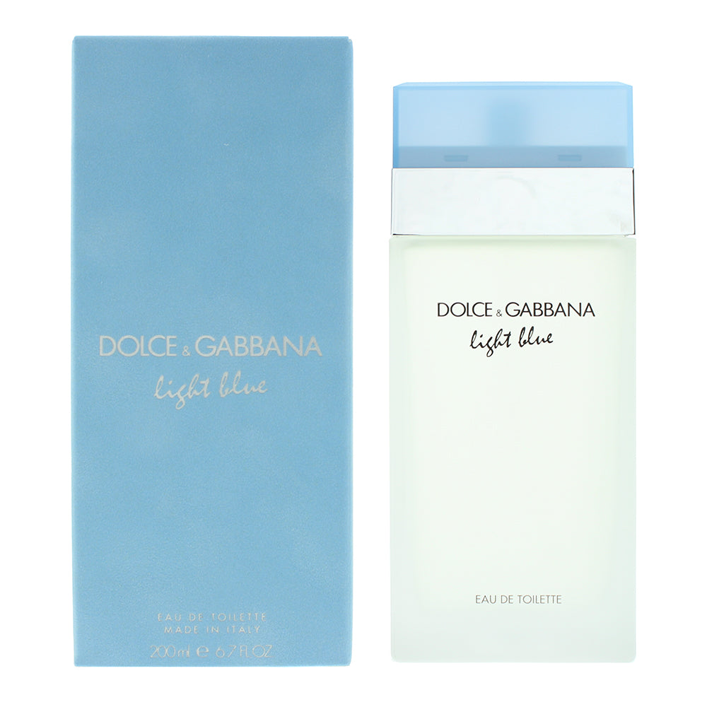 Dolce  Gabbana Light Blue Eau De Toilette 200ml - Eau De Toilette at MyBeautyBoutique by Dolce & Gabbana