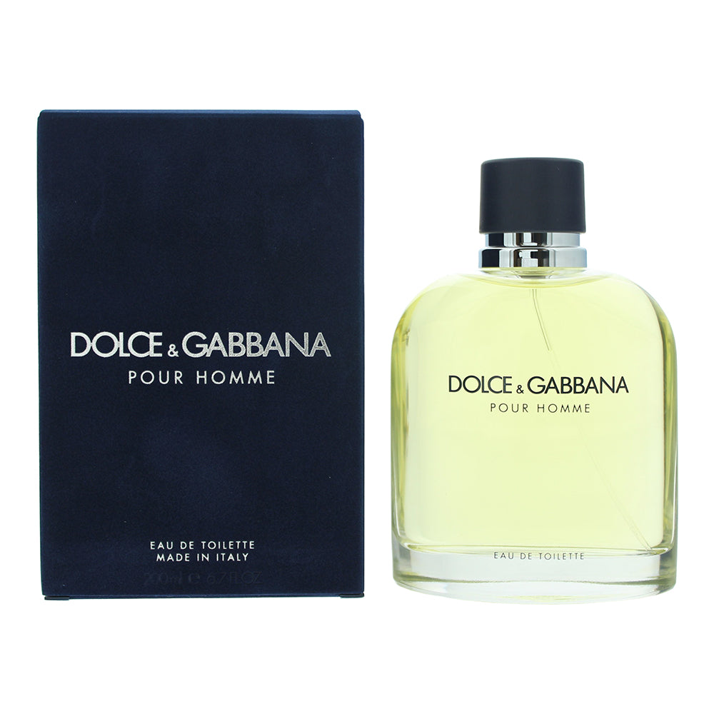 Dolce  Gabbana Pour Homme Eau de Toilette 200ml - Eau De Toilette at MyBeautyBoutique by Dolce Gabbana