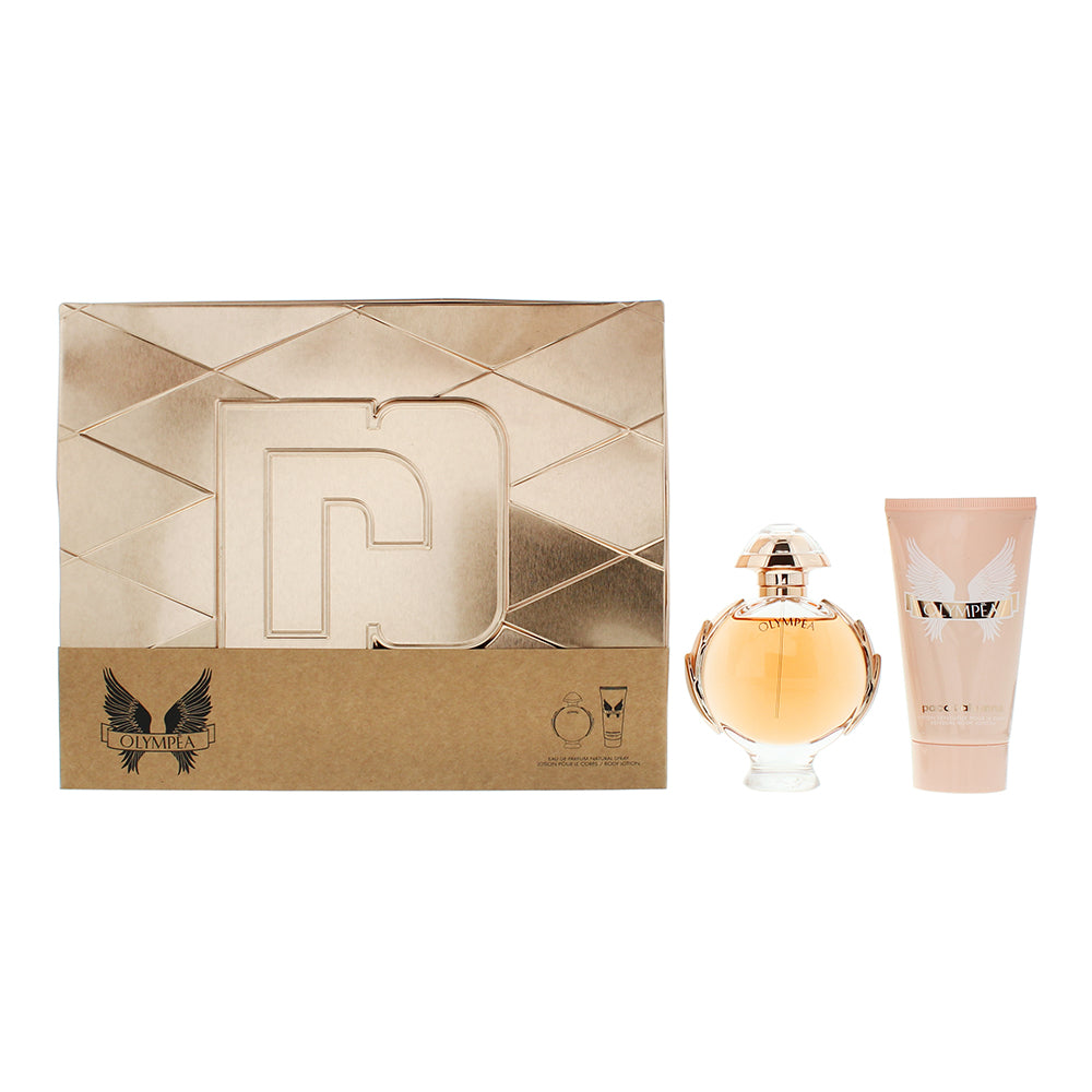 Paco Rabanne Olympéa 2 Piece Gift Set: Eau De Parfum 50ml - Body Lotion 75ml - Eau de Perfume at MyBeautyBoutique by Paco Rabanne