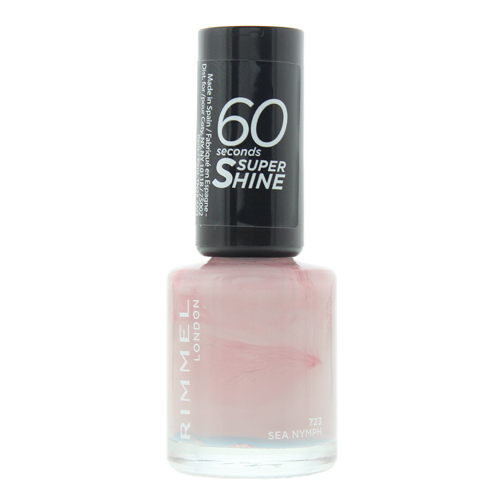 Rimmel 60 Seconds Super Shine Nail Polish 8ml - 723 Sea Nymph