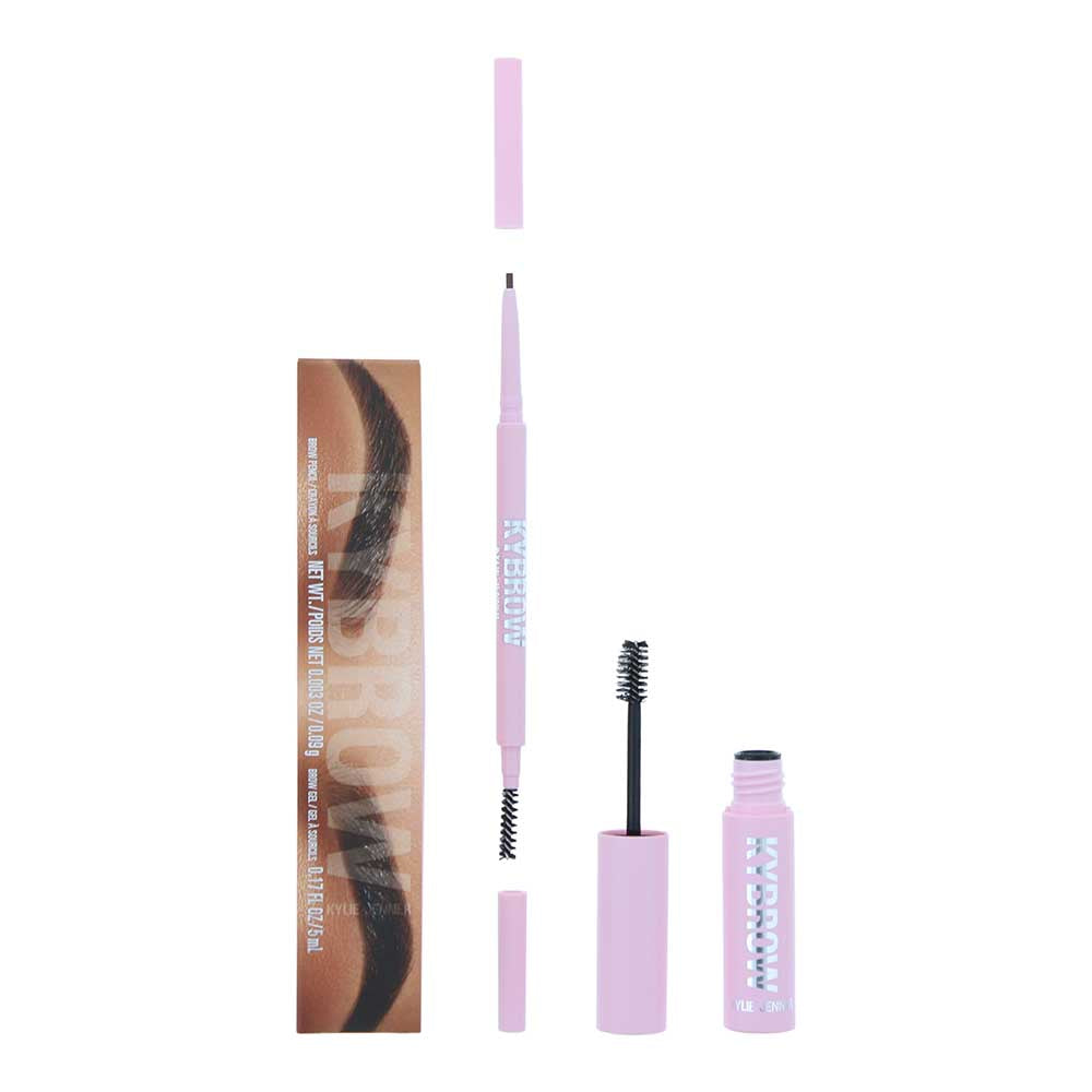 Kylie Jenner Kylie Kybrow 004 Medium Brown 2 Piece Gift Set: Eyebrow Pencil 0.9g - Eyebrow Gel 5ml