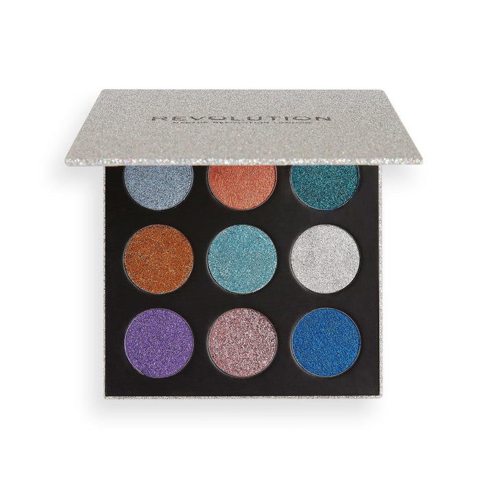 Revolution Illusion Pressed Glitter Eyeshadow Palette