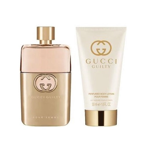 Guilty Gucci Pour Femme 2 Piece Gift Set: Eau De Parfum 50ml - Body Lotion 50ml - Gift Set at MyBeautyBoutique by Gucci