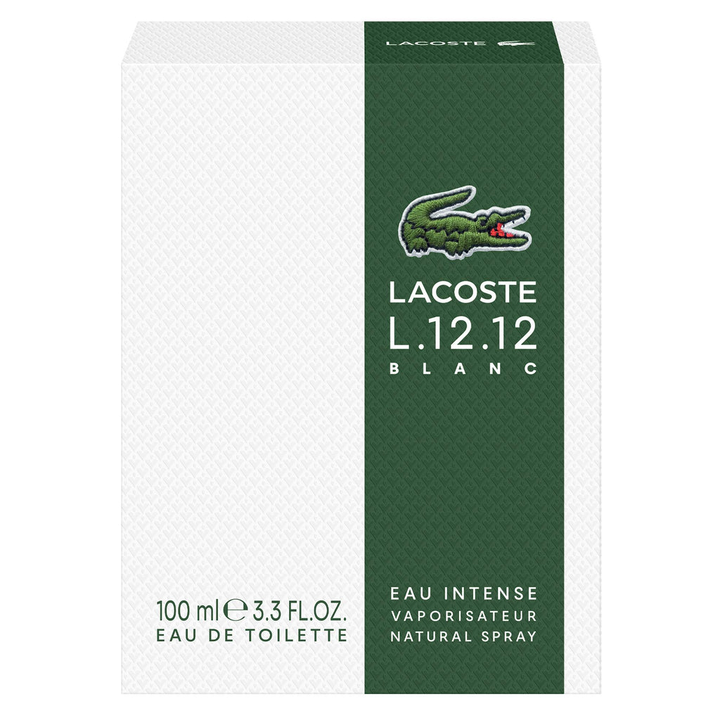 Lacoste L.12.12 Blanc Eau Intense Eau de Toilette 100ml Spray - Fragrance at MyBeautyBoutique by Lacoste