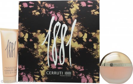 Cerruti 1881 Pour Femme Gift Set 50ml EDT + 75ml Body Lotion - Fragrance at MyBeautyBoutique by Cerruti
