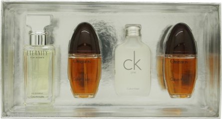 Calvin Klein Women Miniature Gift Set 15ml Eternity EDP + 15ml CK One EDT + 2 x 15ml Obsession EDP - Eau de Parfum at MyBeautyBoutique by Calvin Klein