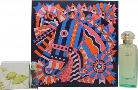 Hermès Un Jardin Sur Le Nil Gift Set 100ml EDT + 7.5ml EDT + 50g Soap - Fragrance at MyBeautyBoutique by Hermès