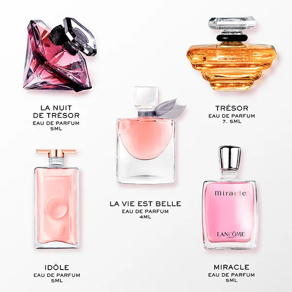 Lancôme Miniature Fragrances Gift Set 5ml EDP Idôle + 4ml EDP La Vie Est Belle + 7.5ml EDP Trésor + 5ml EDP Miracle + 5ml La Nuit Tresor EDP - Fragrance at MyBeautyBoutique by Lancôme