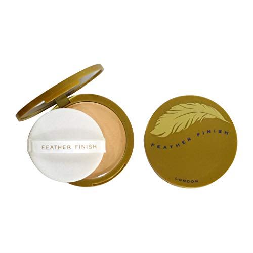 Mayfair Feather Finish Compact Powder with Mirror 10g - 02 Peach