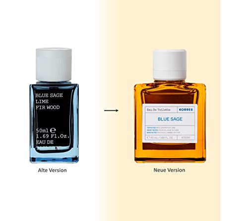 Korres Blue Sage Eau De Toilette 50ml - Eau De Toilette at MyBeautyBoutique by Korres