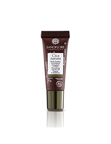 Sanoflore Cica Natura Nourishing Barrier-Oil for Chapped and Damgaged Lips 7.5ml
