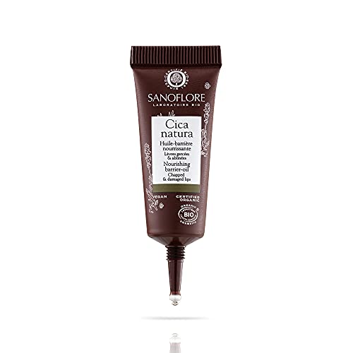 Sanoflore Cica Natura Nourishing Barrier-Oil for Chapped and Damgaged Lips 7.5ml