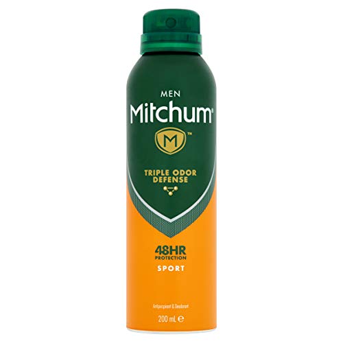 Mitchum Men Triple Odor Defense 48HR Protection Sport Antiperspirant & Deodorant 200 ml - Toiletries at MyBeautyBoutique by Mitchum