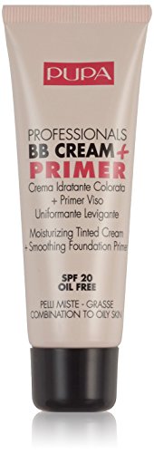 Pupa Professionals BB Cream + Primer For Oily To Combination Skin SPF20 50ml - 001 Nude