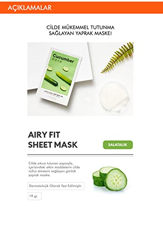 Missha Airy Fit Sheet Mask 19g - Cucumber
