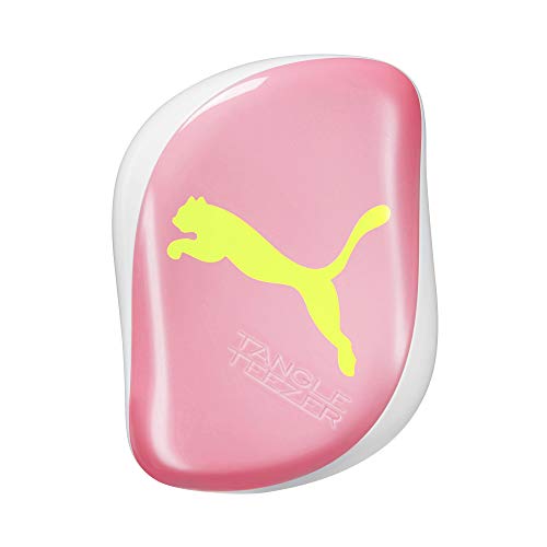 Tangle Teezer X Puma Compact Styler Detangling Hair Brush - Neon Yellow