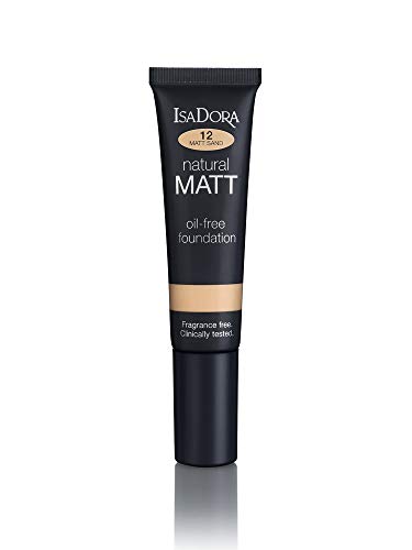 IsaDora Natural Matt Oil-Free Foundation 35ml - 12 Sand