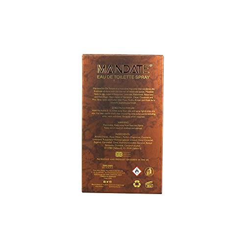 Mandate Eau de Toilette Spray 100ml - Eau de Toilette at MyBeautyBoutique by Mandate