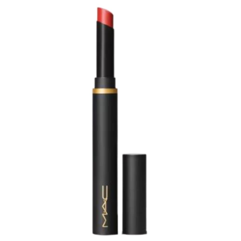 MAC Powder Kiss Velvet Blur Slim Lipstick 2g - 878 Dubonnet Buzz