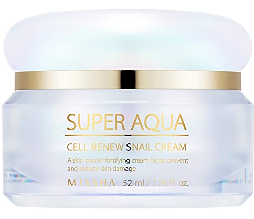 Missha Super Aqua Cell Renew Snail Cream 47ml - For Dry Skin