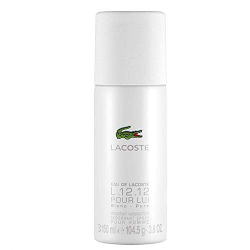 Lacoste Eau de Lacoste L.12.12 Blanc Deodorant Spray 150ml - Fragrance at MyBeautyBoutique by Lacoste