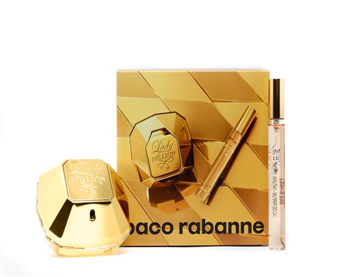 Paco Rabanne Lady Million 2 Piece Gift Set: Eau de Parfum 50ml - Eau de Parfum 10ml - Fragrance at MyBeautyBoutique by Paco Rabanne