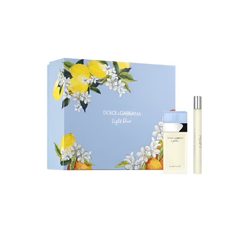 Dolce & Gabbana Light Blue Gift Set – 25ml Eau de Toilette + 10ml Miniature