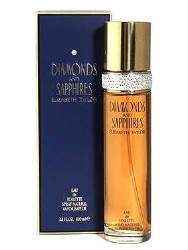 Elizabeth Taylor Diamonds & Sapphires Eau de Toilette 100ml Spray - Personal Care at MyBeautyBoutique by Elizabeth Taylor