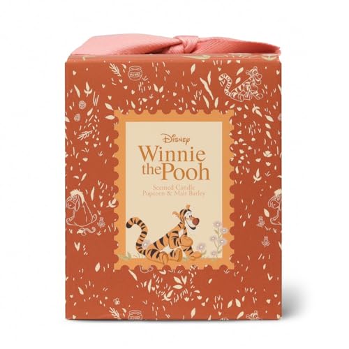 Disney Winnie The Pooh Scented Candle 213g - Popcorn And Malt Barley